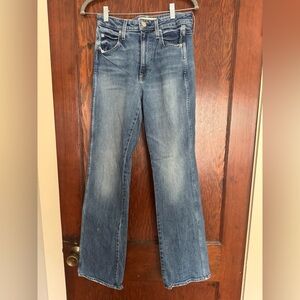 AMO Flare & Wide Leg Jeans in Blue